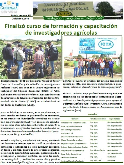 boletin ICTA julio 2016