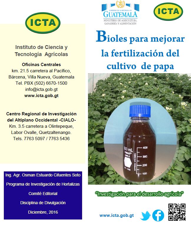 Muestreo de suelos con fines de fertilización de cultivos (2011)